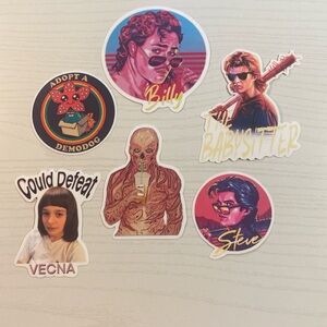 Stranger Things Character Stickers